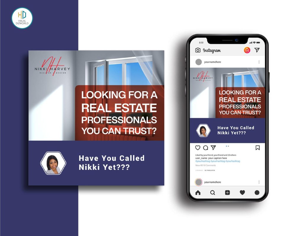 Real Estate Instagram Post Image 04 Concepts Halal Dizworld